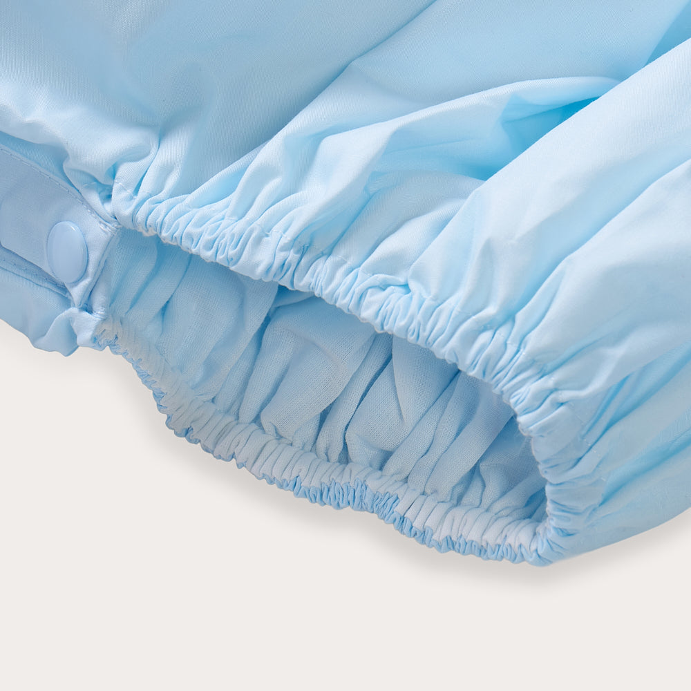 Hand Smocked Ellis Romper Baby Blue