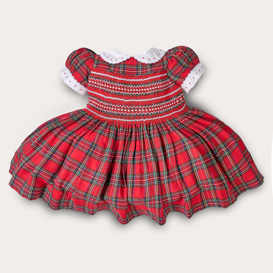 Hand smocked Morven dress with over 10 layers of tutu