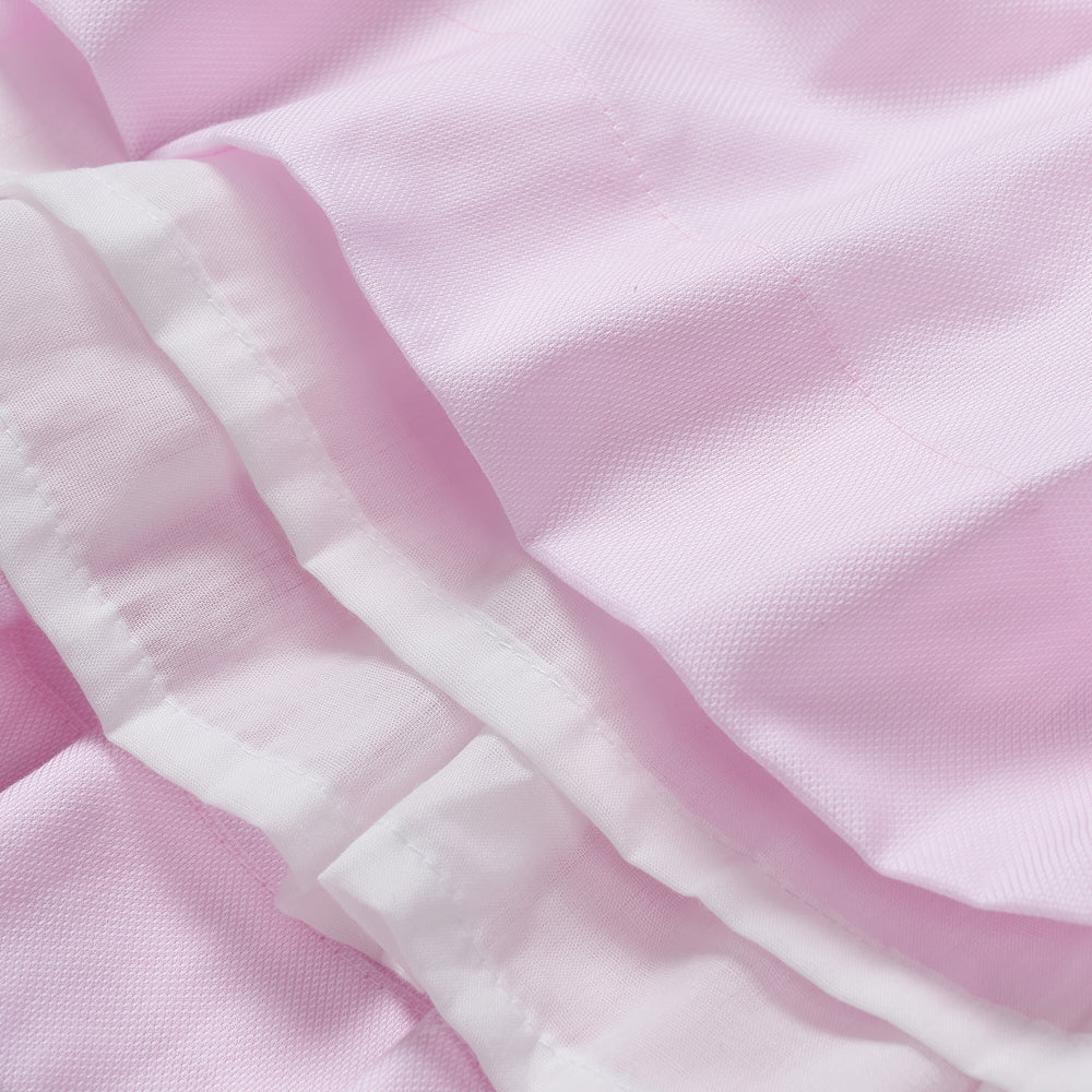 Hand smocked pink Fifi dress with pant and bows