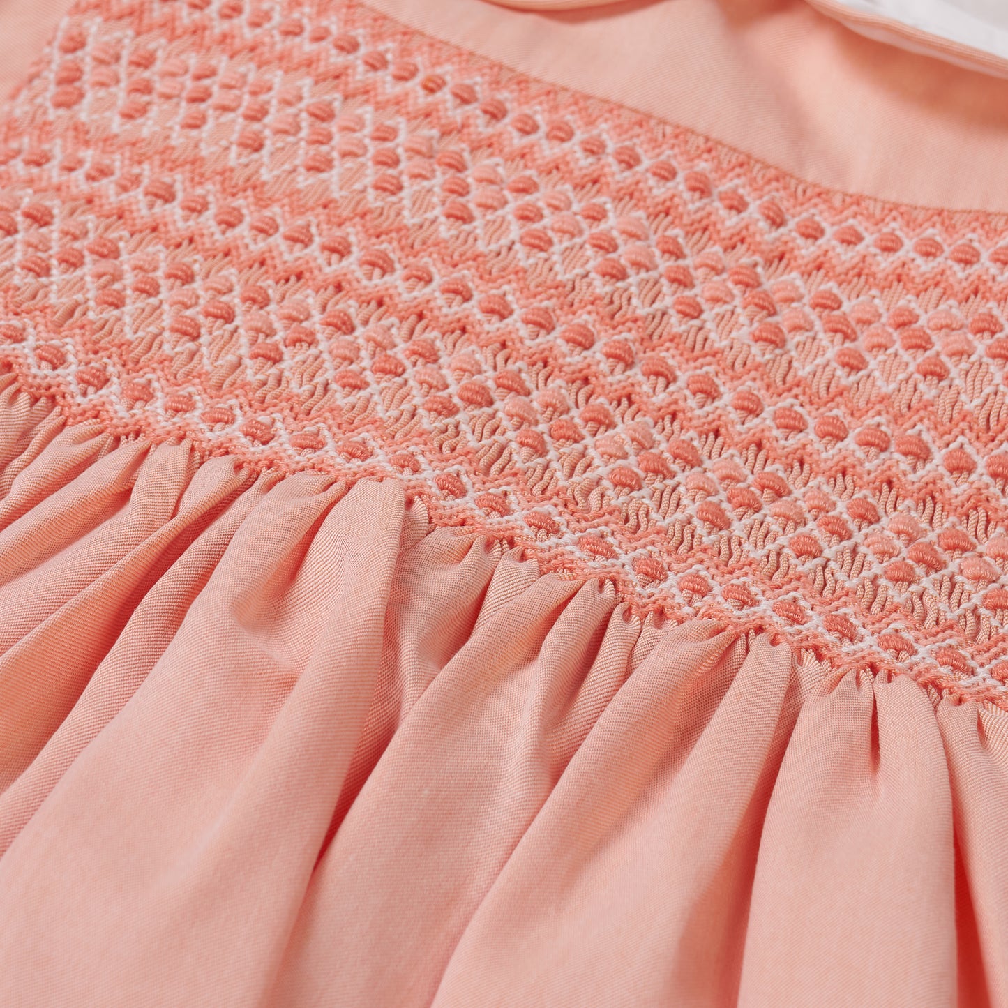 Hand Smocked Clementine Romper