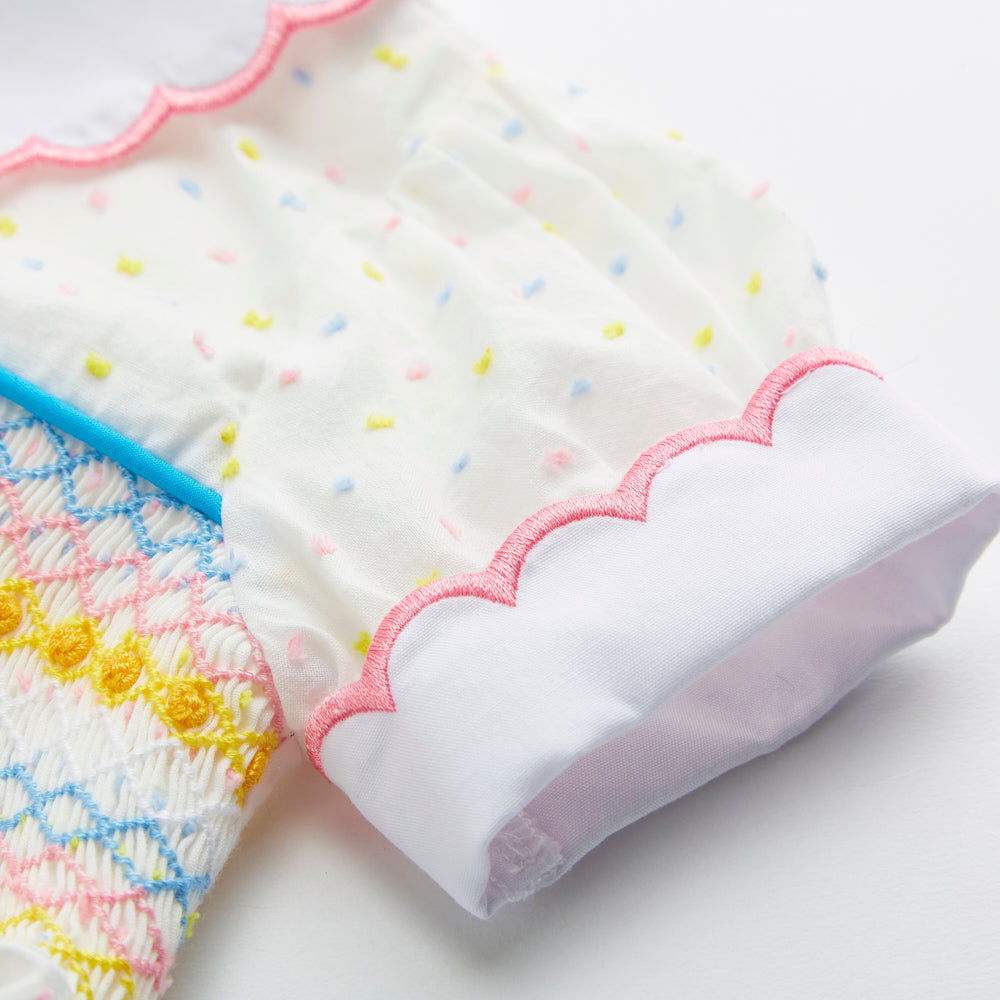 Boy's Hand Smocked Rainbow Set