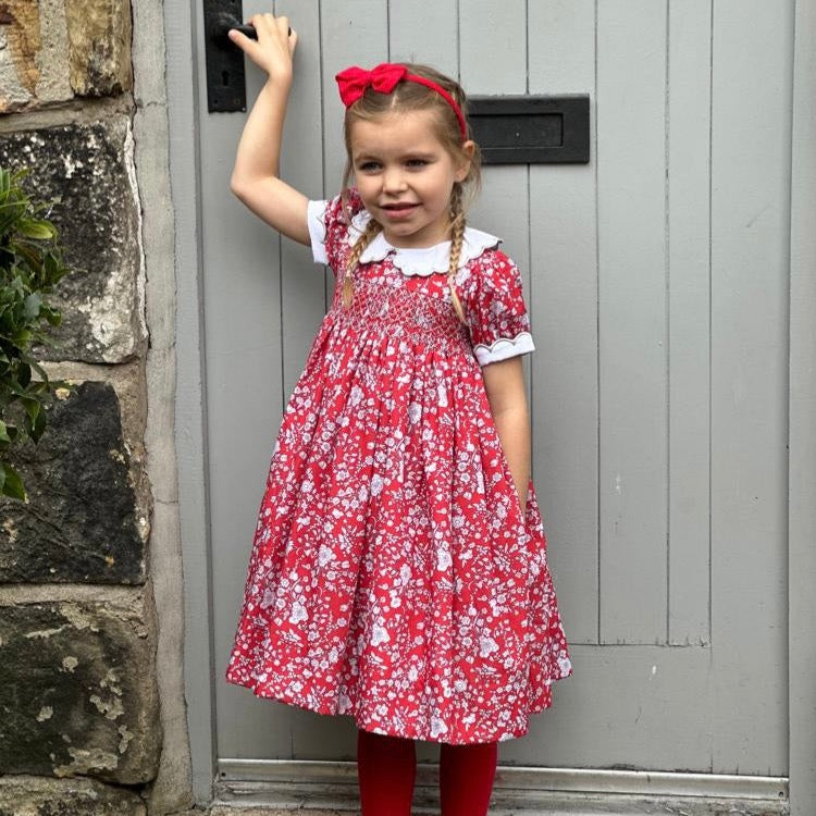 Hand smocked CHARLOTTE dress JUST TWO LEFT
