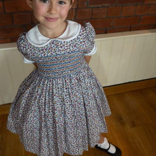 Hand smocked NEVE dress ONE LEFT!