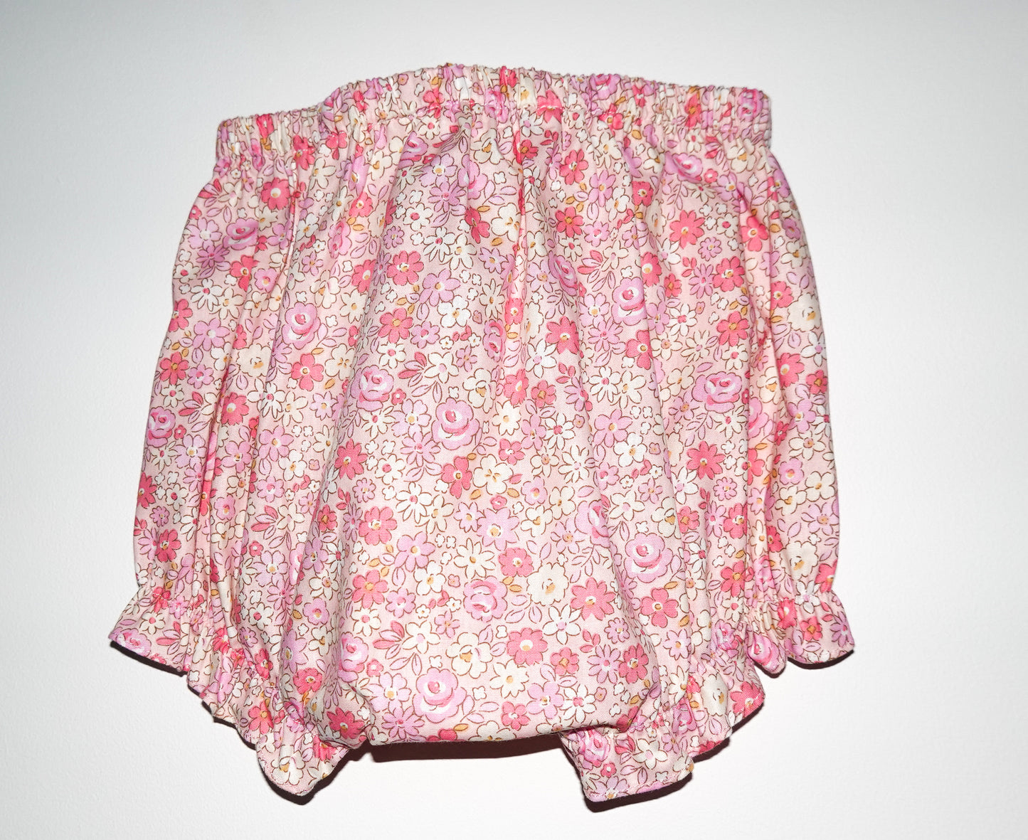 Soft pink Hand Smocked baby dress with bloomer ONE LEFT!