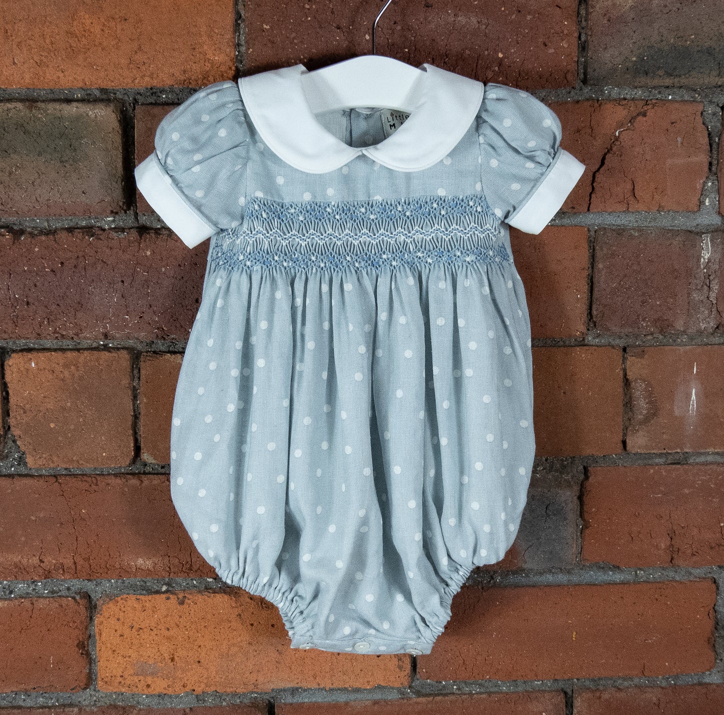 Hand Smocked Spotty Romper