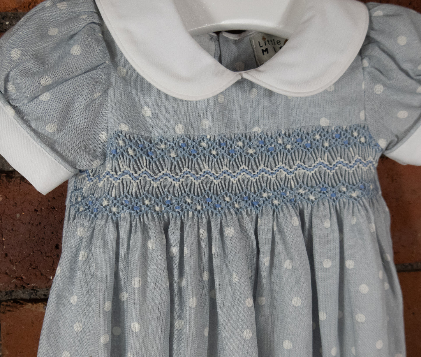 Hand Smocked Spotty Romper