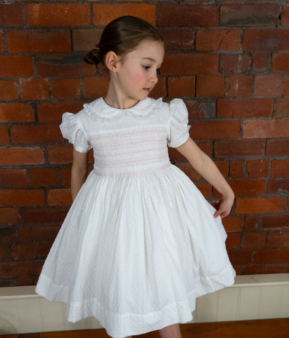 Hand smocked BIANCA dress