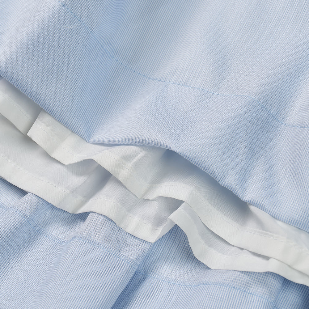 Hand smocked Alice dress power blue