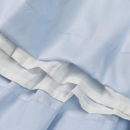 Hand smocked Alice dress power blue