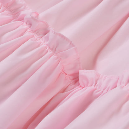 Hand smocked Ellis dress baby pink