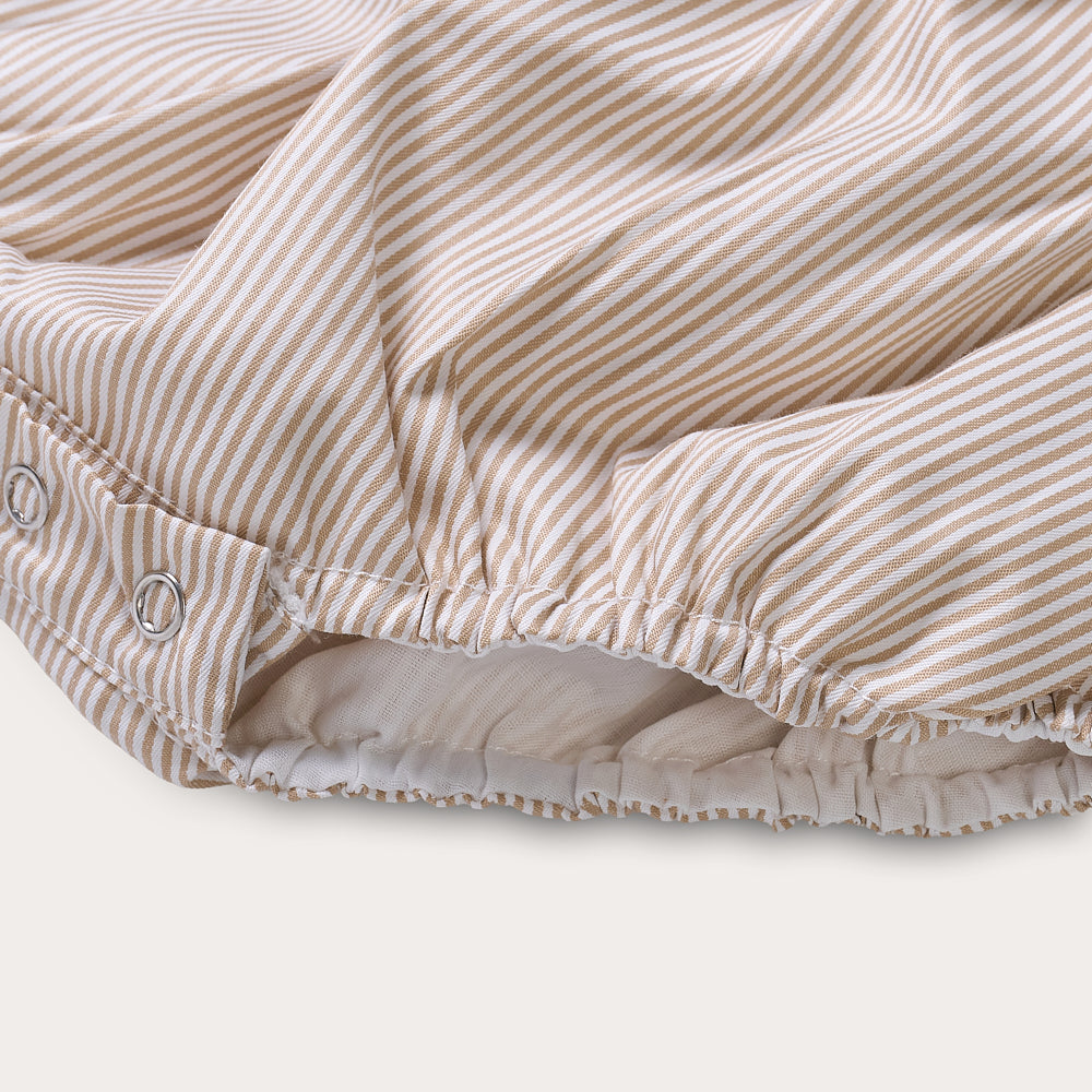 Boy's Hand Smocked Blake Striped Bubble Set