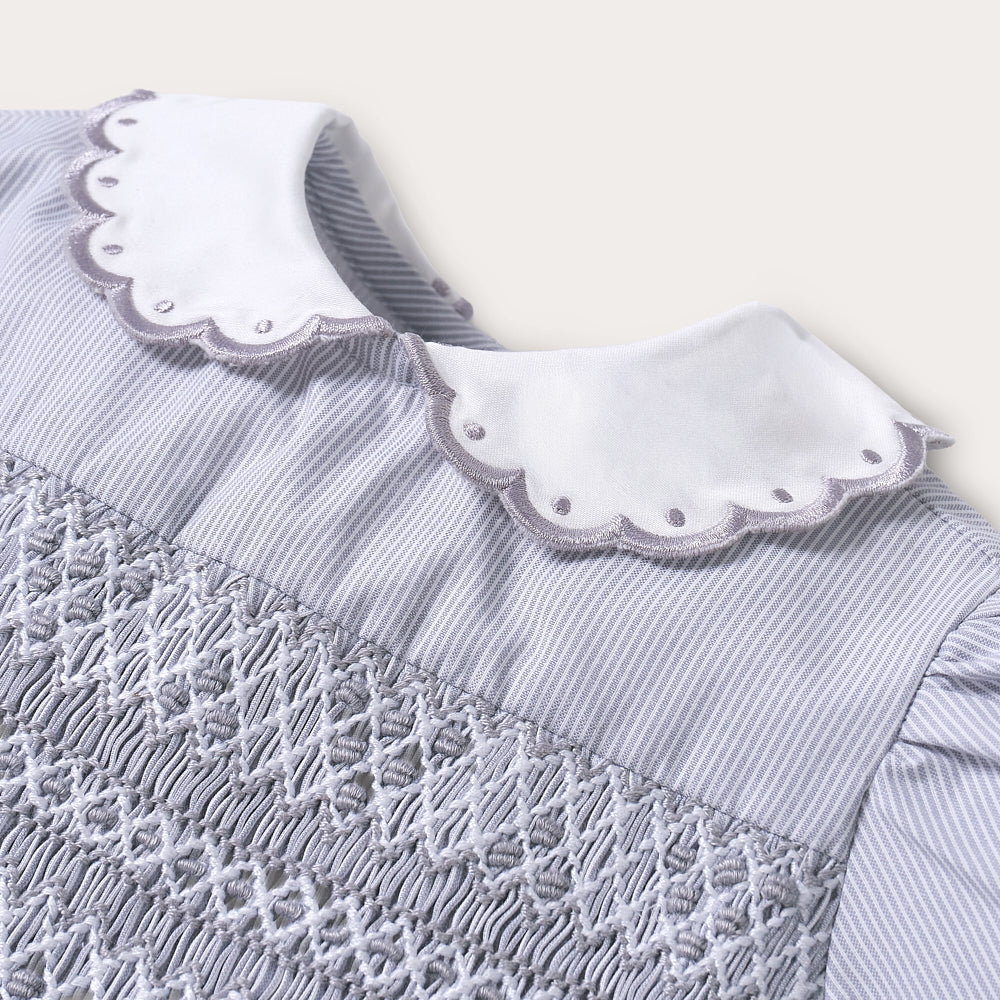 Hand Smocked Stirling Romper