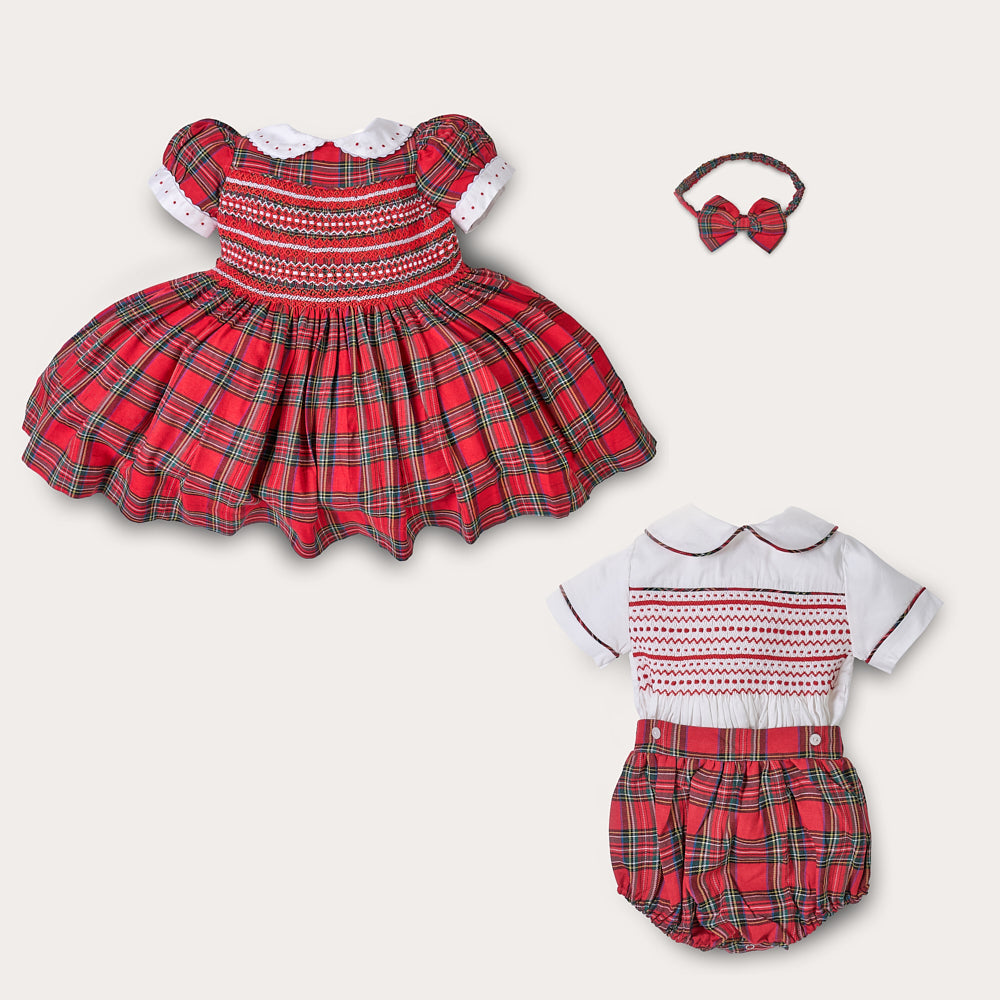 Hand smocked Morven dress with over 10 layers of tutu