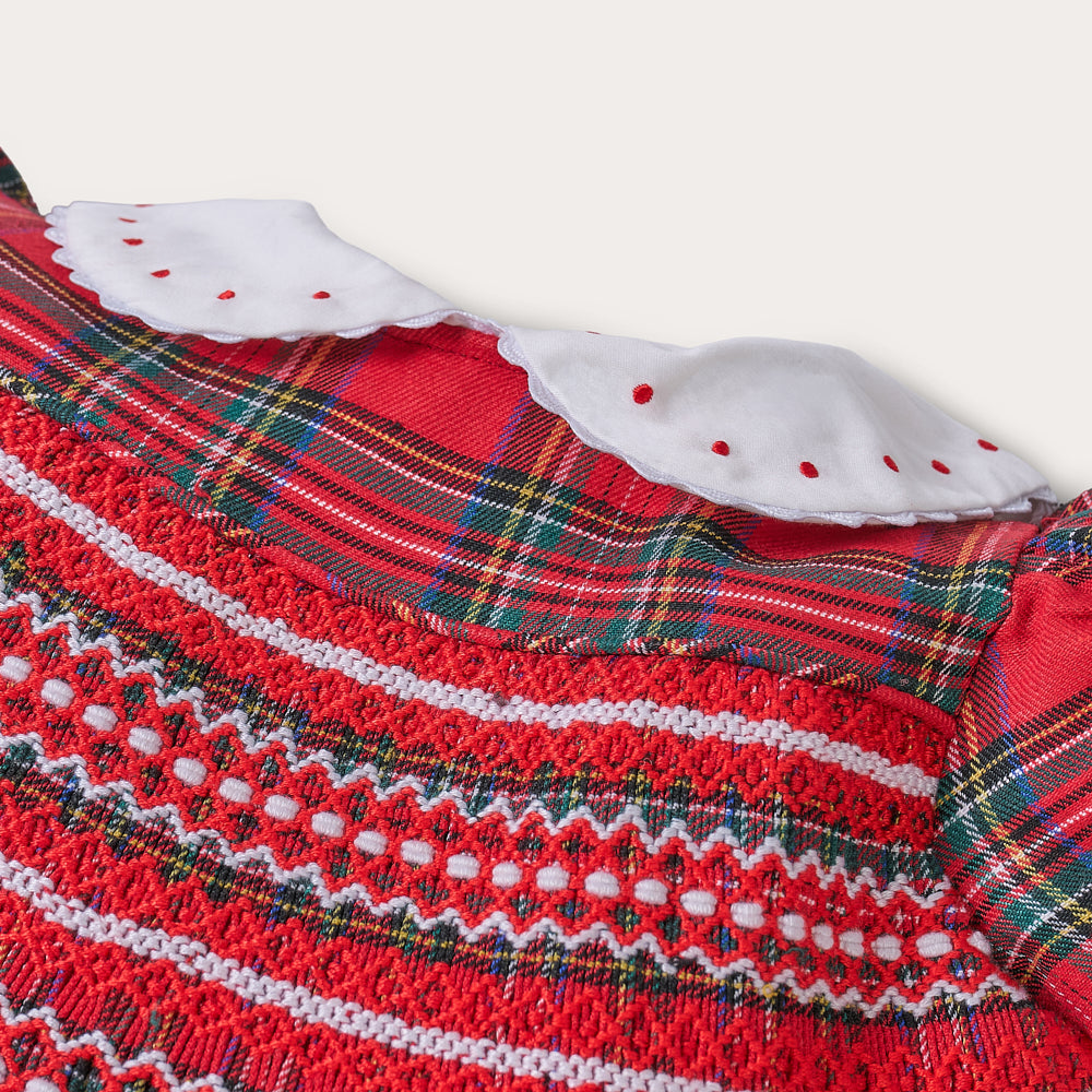 Hand smocked Morven dress with over 10 layers of tutu