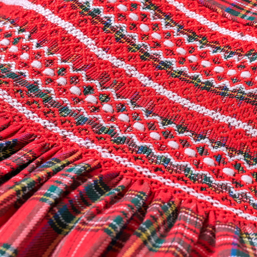 Hand smocked Morven dress with over 10 layers of tutu