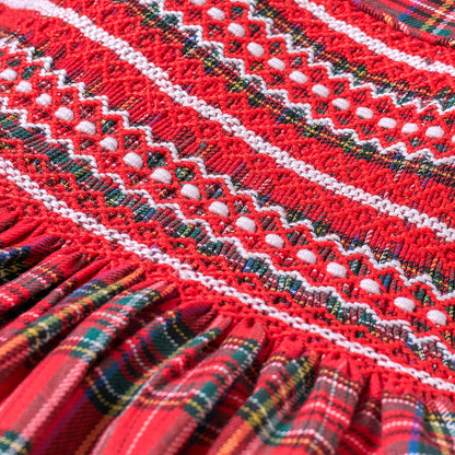 Hand smocked Morven dress with over 10 layers of tutu