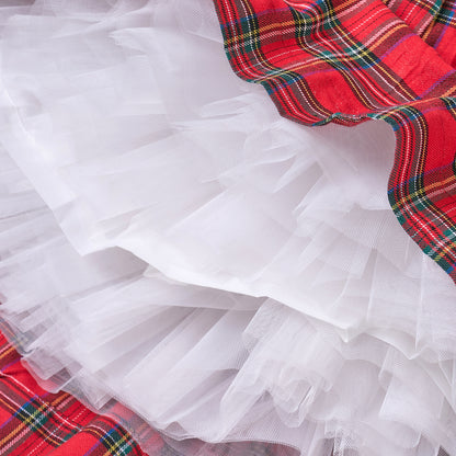 Hand smocked Morven dress with over 10 layers of tutu