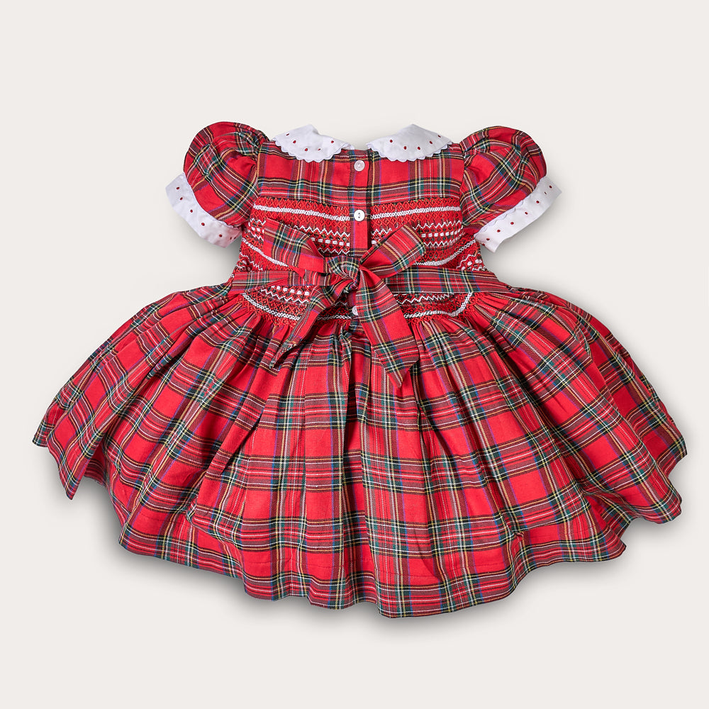 Hand smocked Morven dress with over 10 layers of tutu