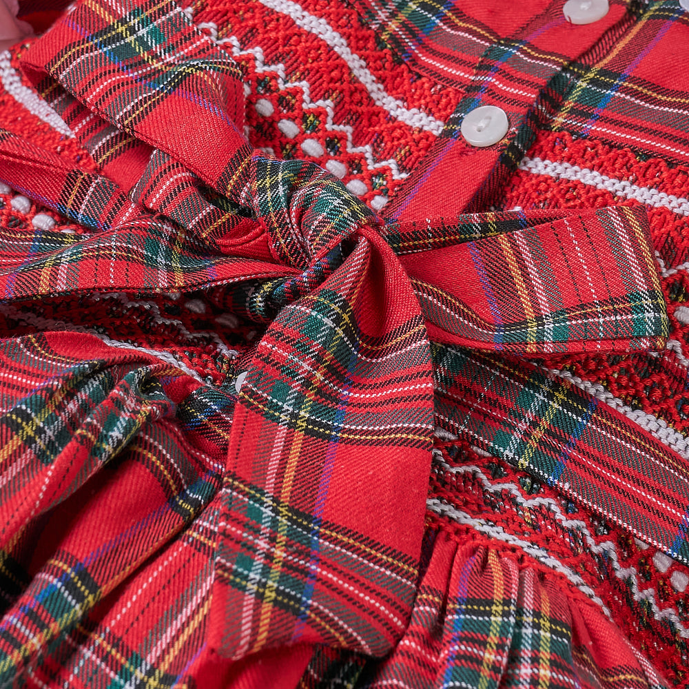 Hand smocked Morven dress with over 10 layers of tutu