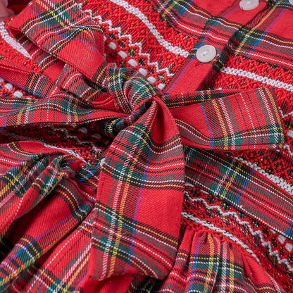 Hand smocked Morven dress with over 10 layers of tutu