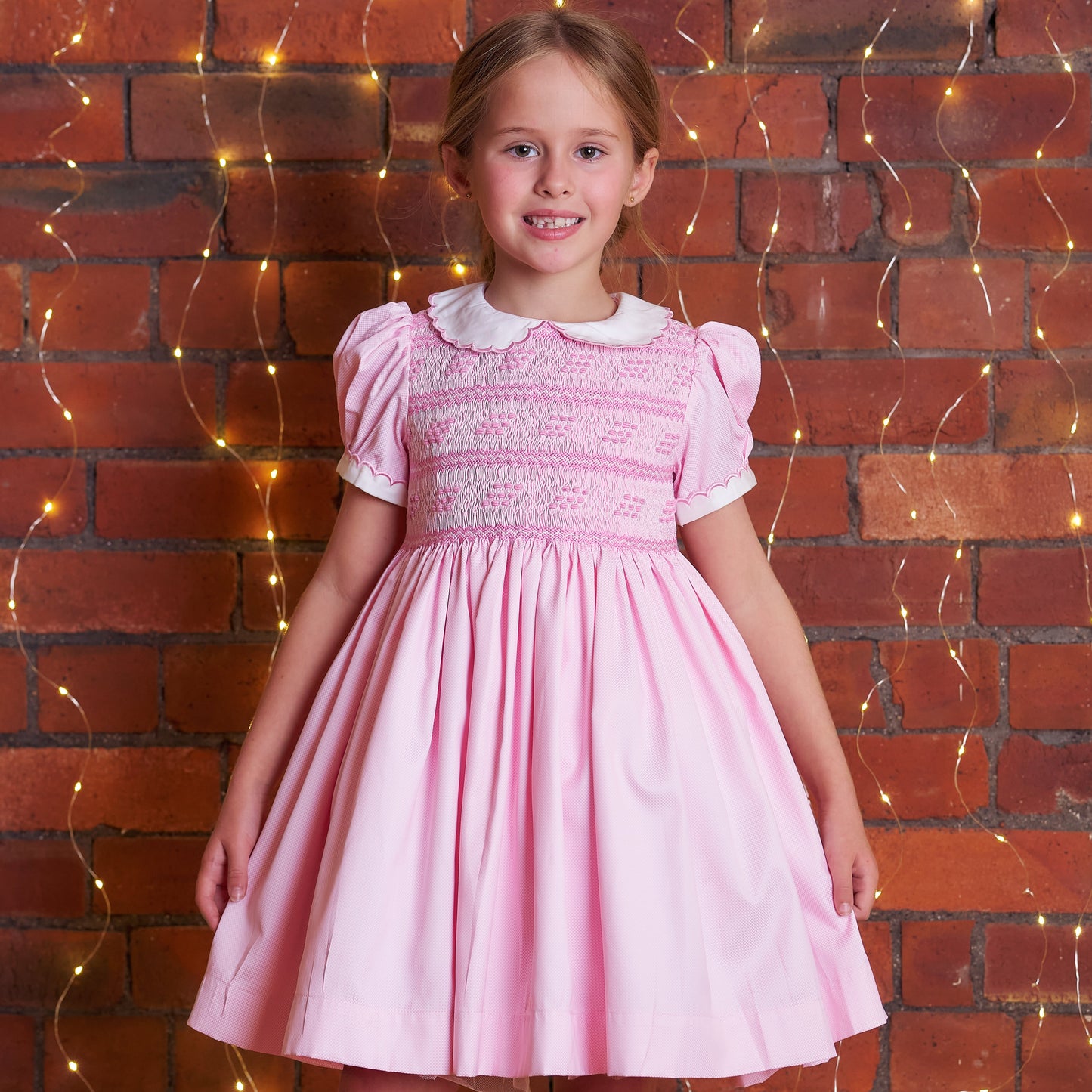 Hand smocked Lynnae dress