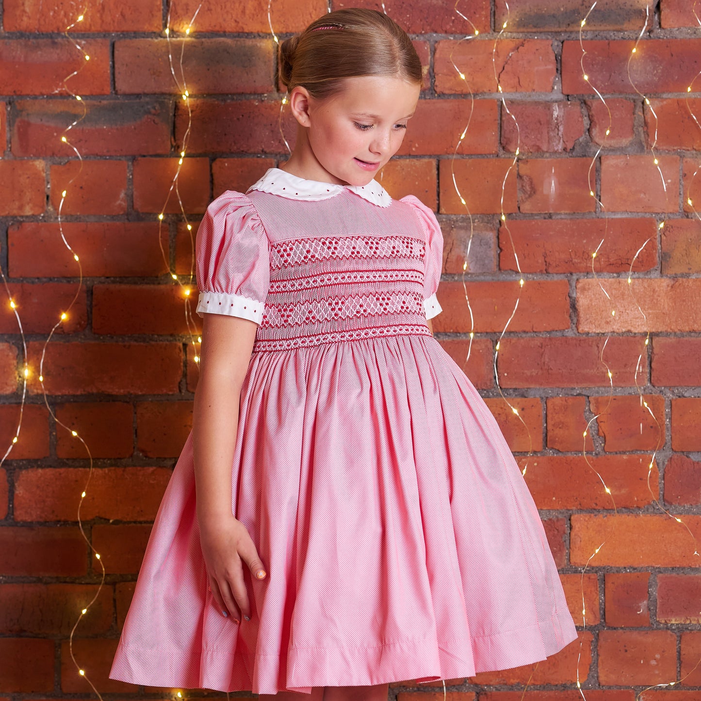 Hand smocked Gabriella dress