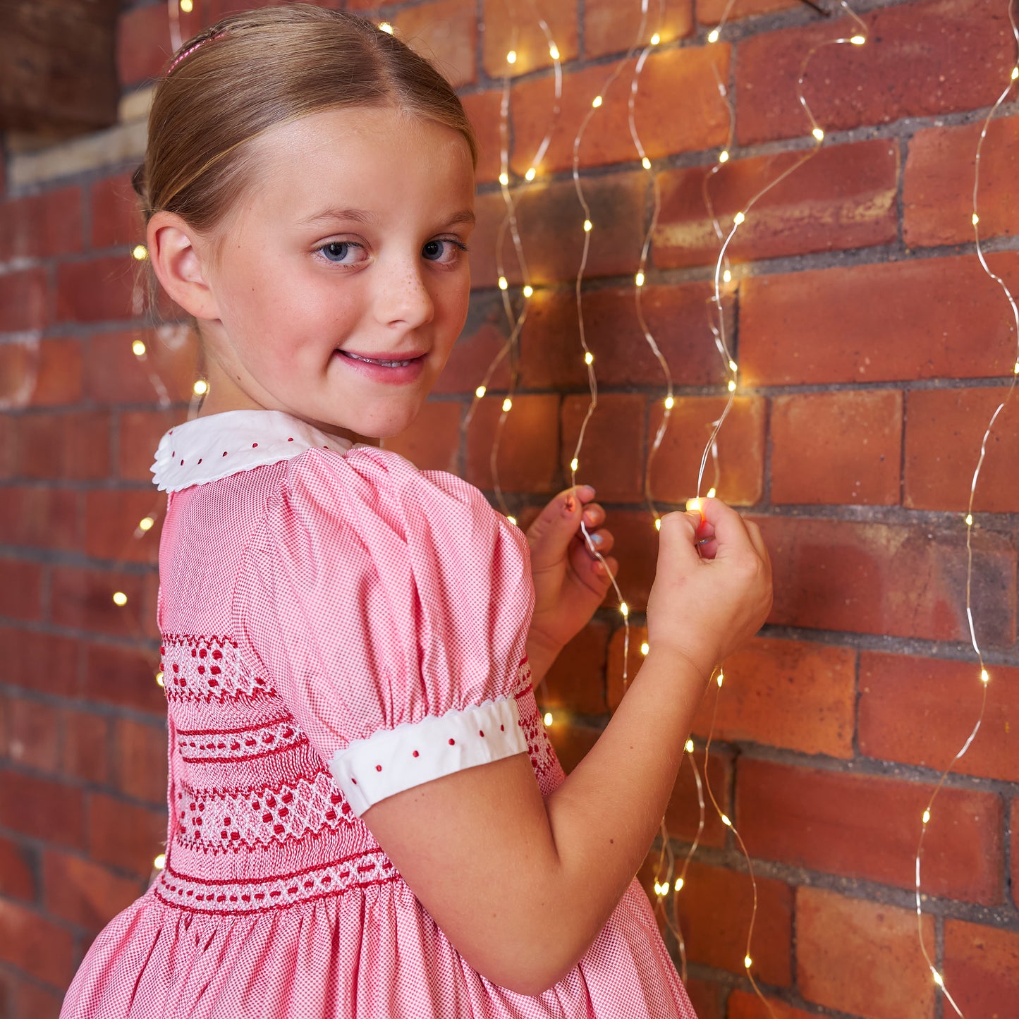 Hand smocked Gabriella dress