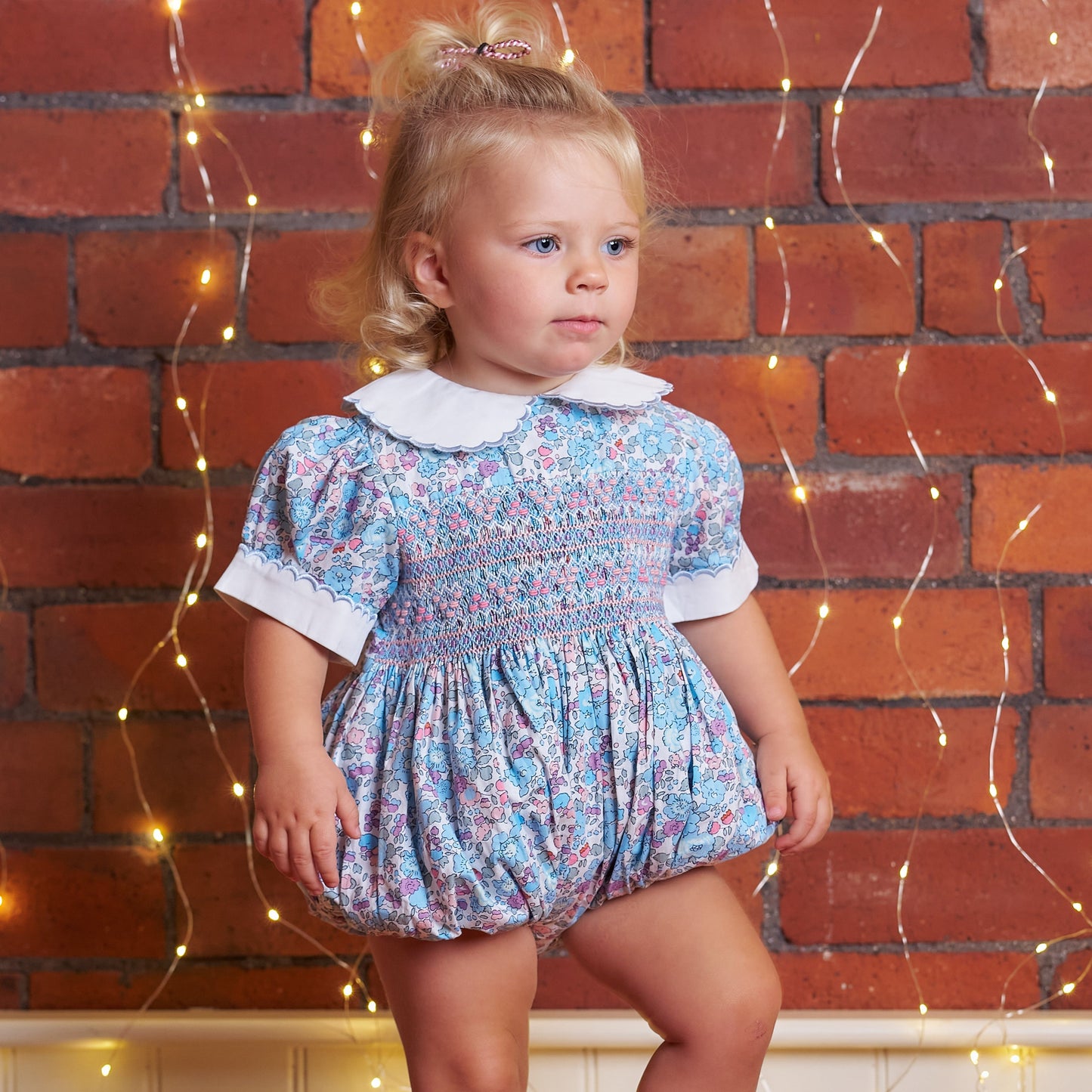 Hand Smocked Willow romper