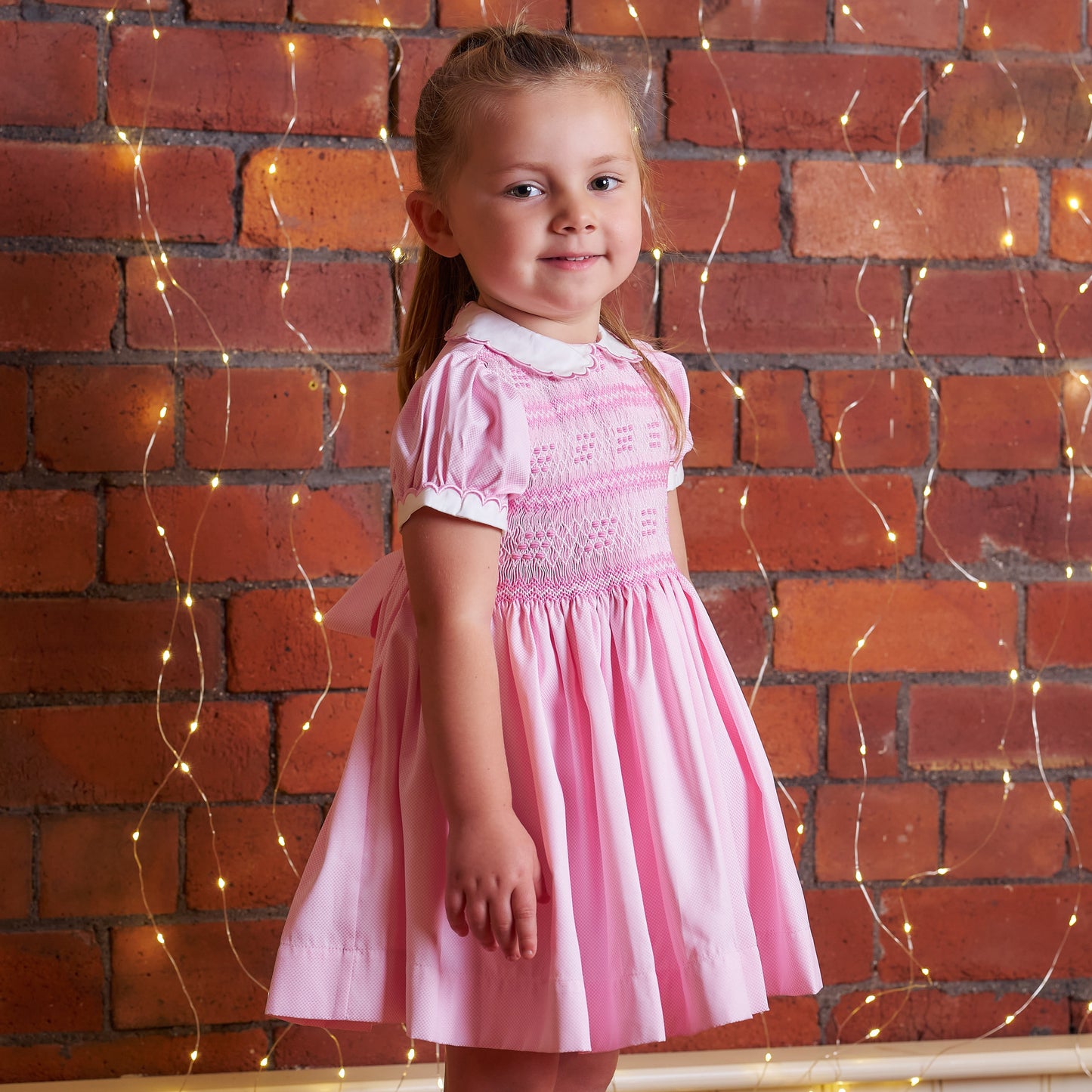 Hand smocked Lynnae dress