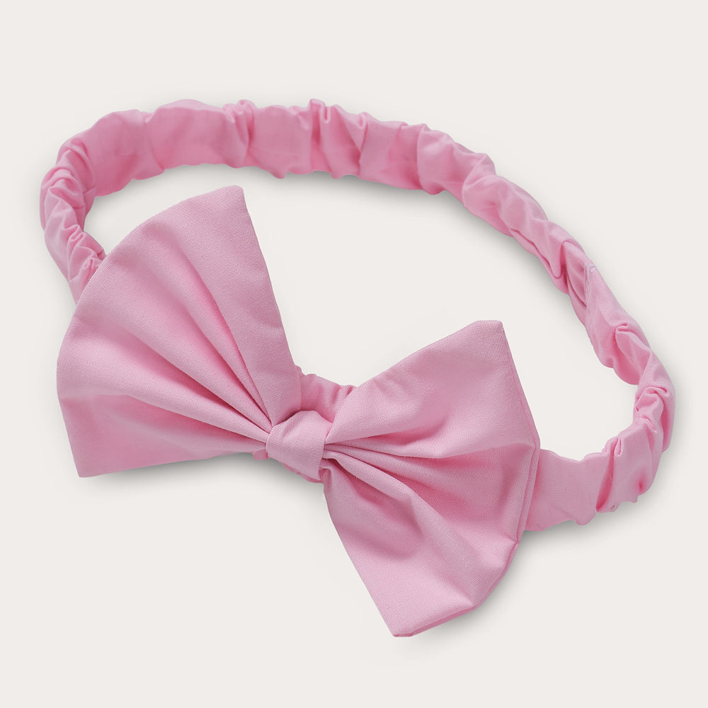 Hand smocked pink Rose dress with headband and pant