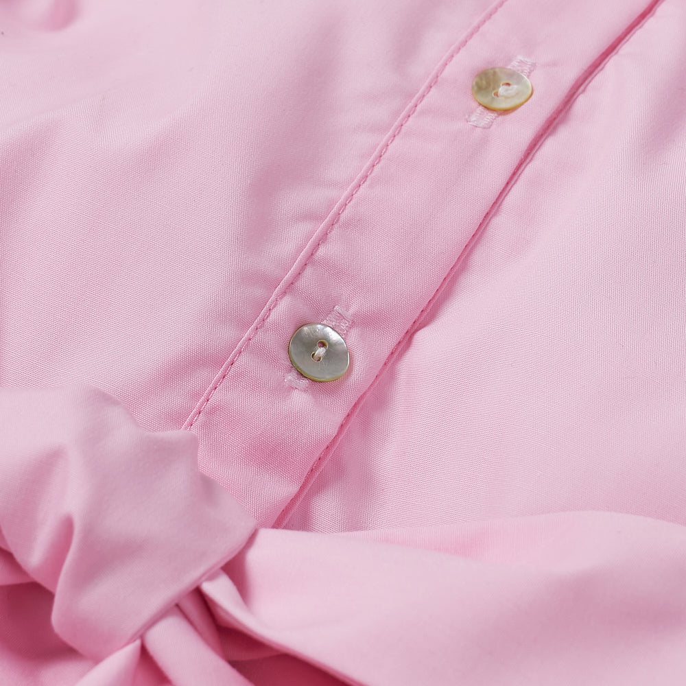 Hand smocked pink Rose dress with headband and pant