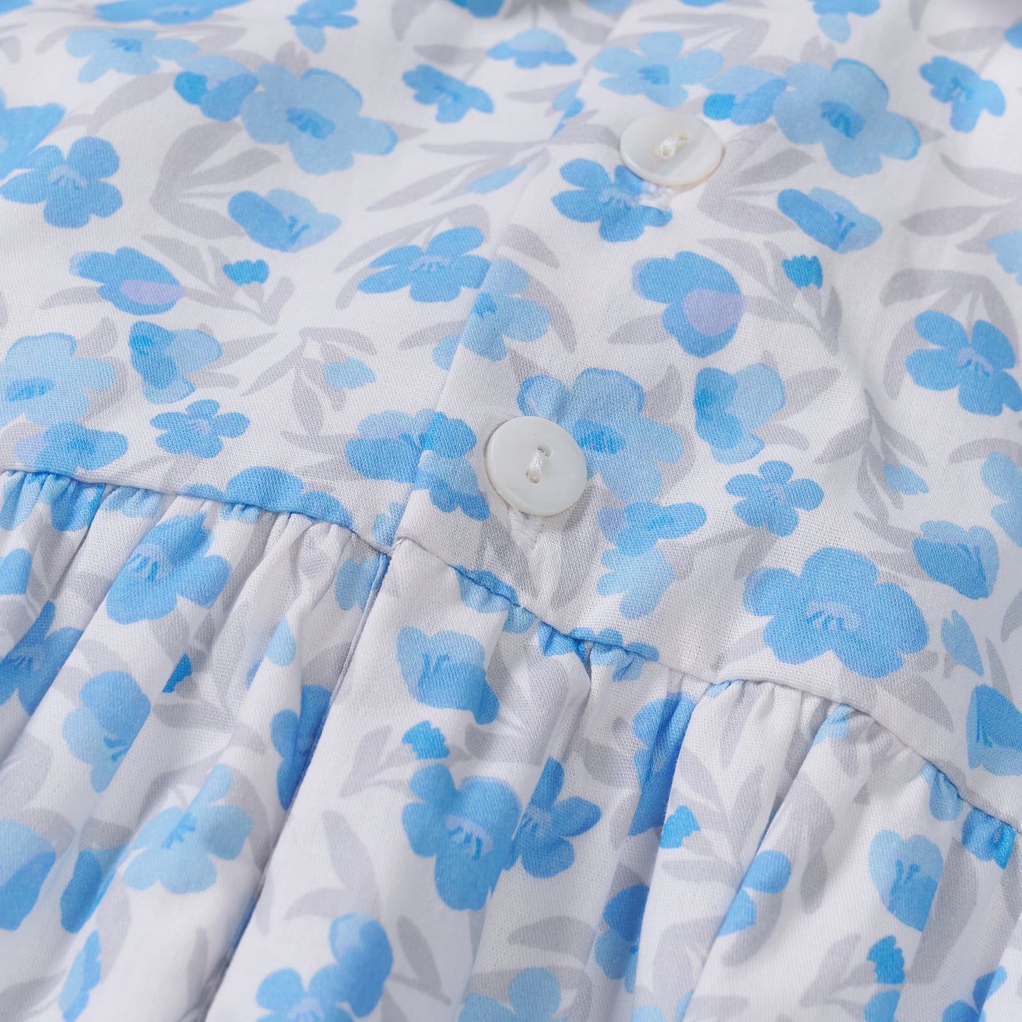 Hand Smocked Bluebell Romper