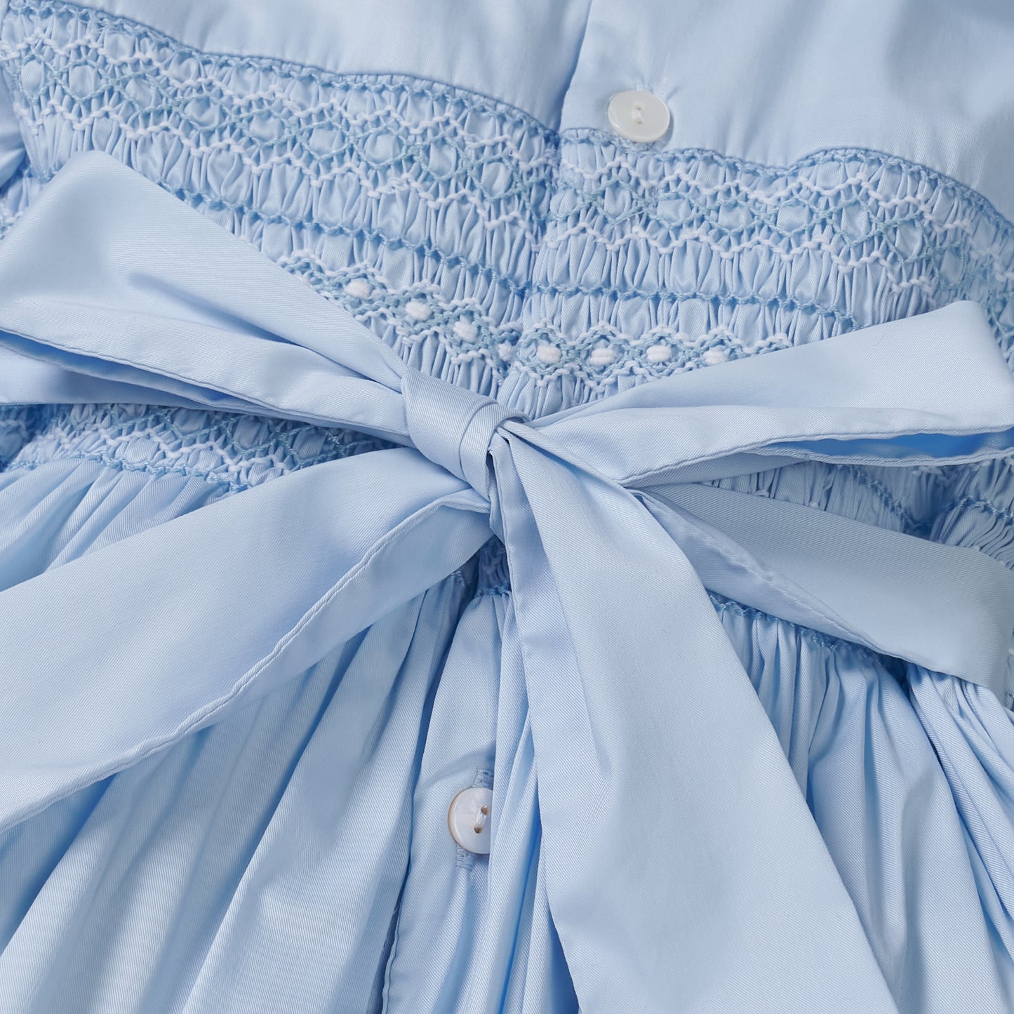 Hand Smocked Sky Dress