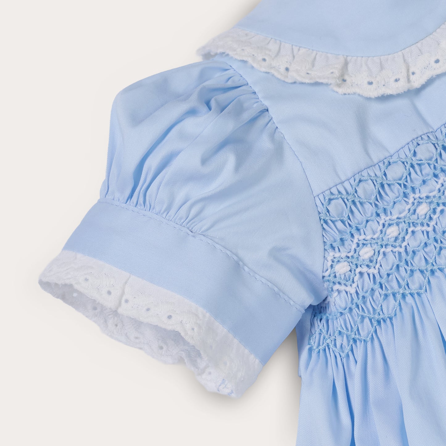 Hand Smocked Sky Romper