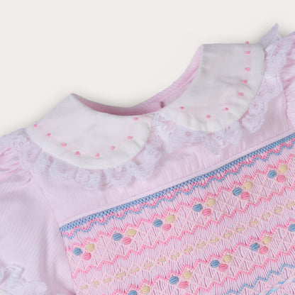 Hand Smocked Pascarella Romper