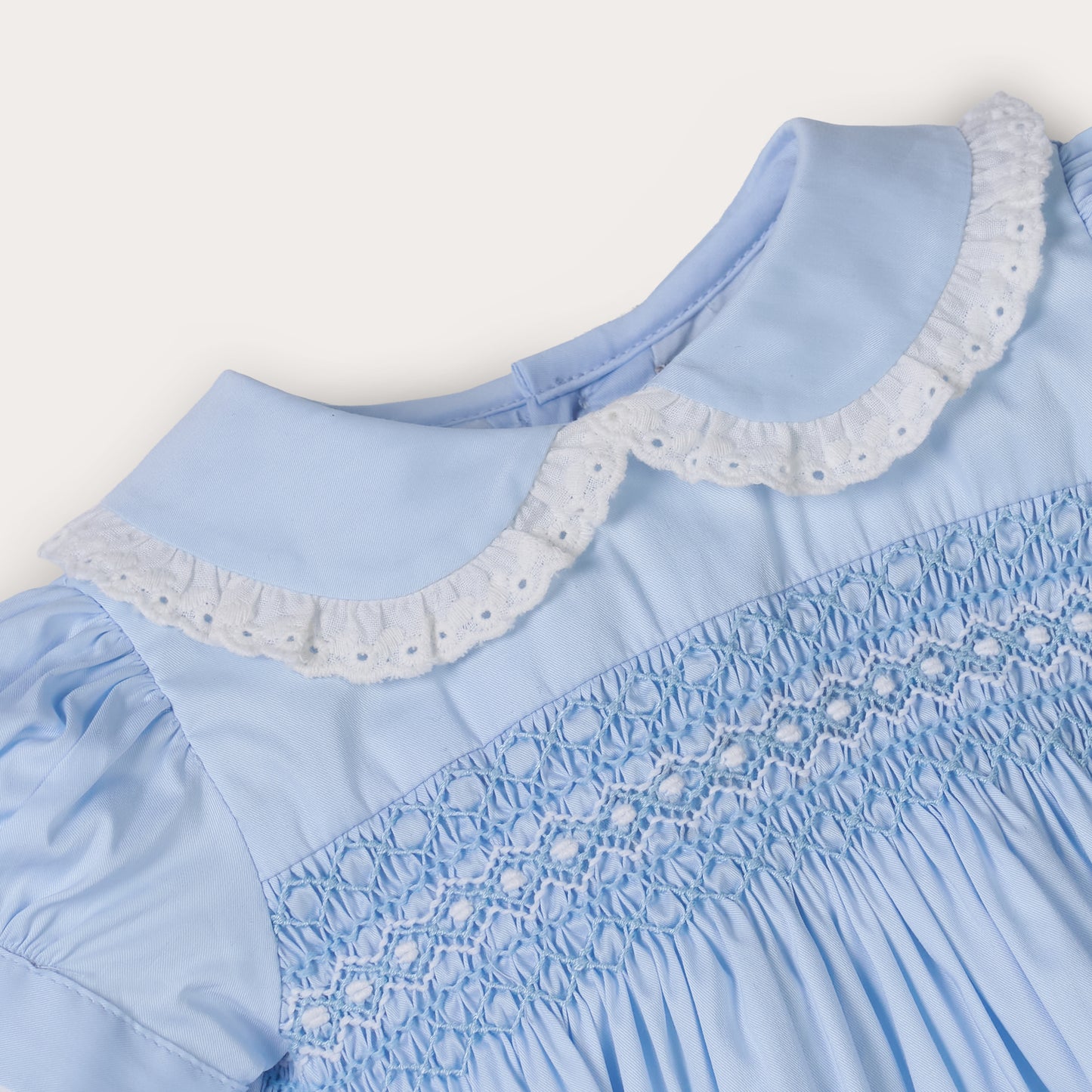 Hand Smocked Sky Romper