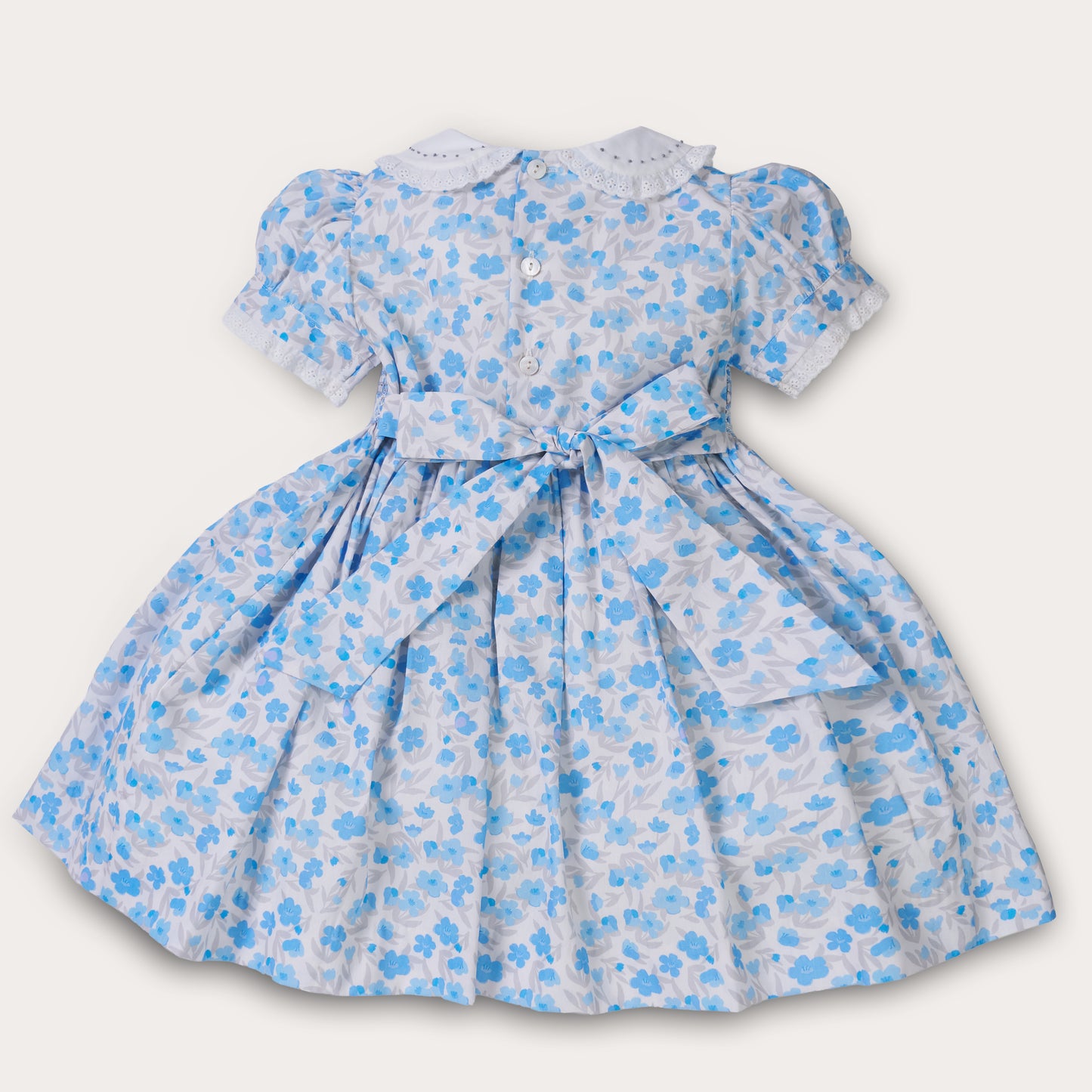 Hand Smocked Bluebell Dress