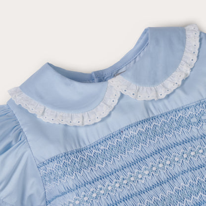 Hand Smocked Sky Dress