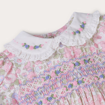 Hand Smocked Primrose Romper