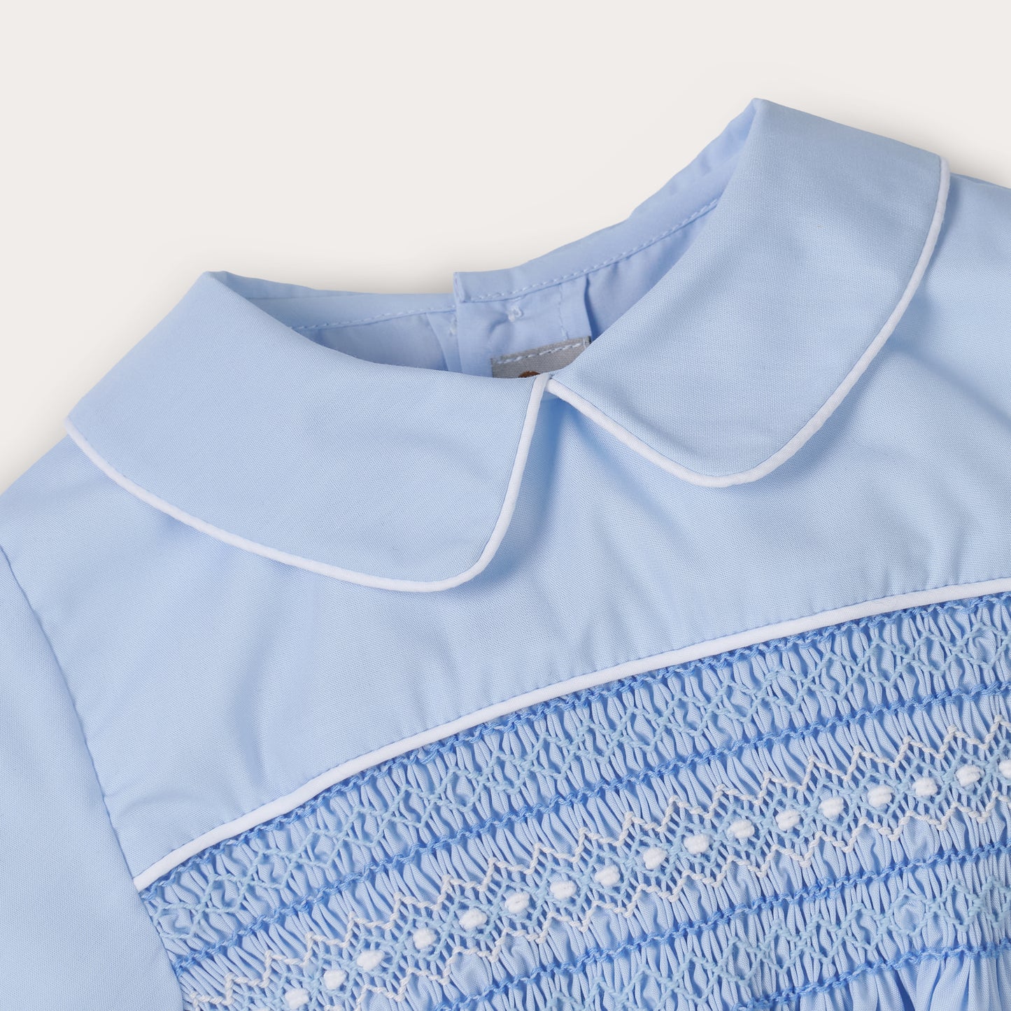 Boys Sky Hand Smocked Short Set