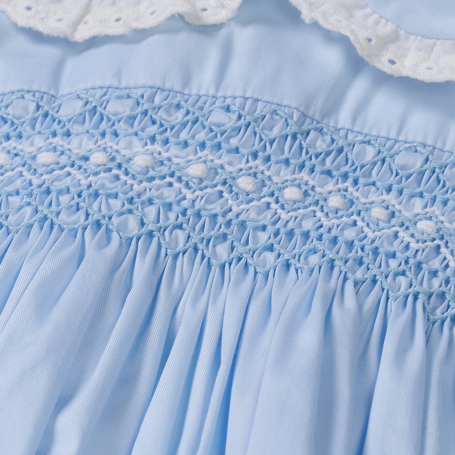 Hand Smocked Sky Romper