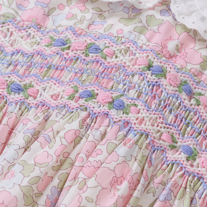 Hand Smocked Primrose Romper