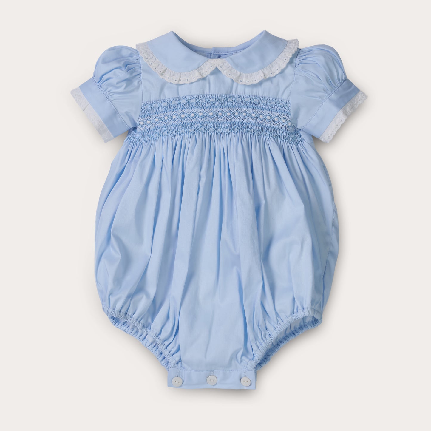 Hand Smocked Sky Romper