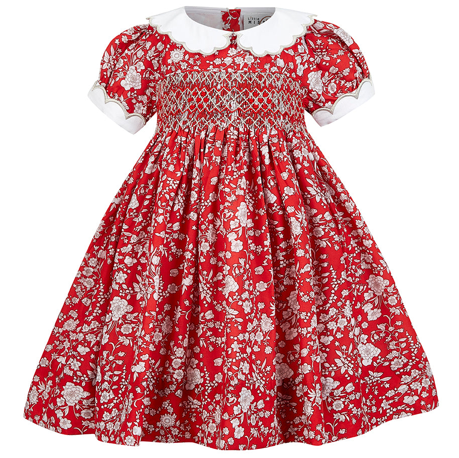 Hand smocked CHARLOTTE dress JUST TWO LEFT