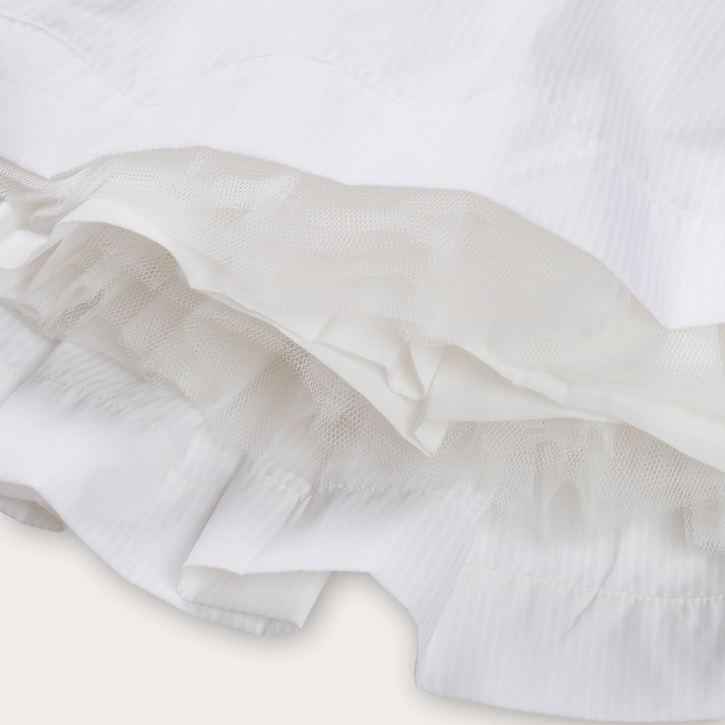 Hand Smocked White Lux Dress