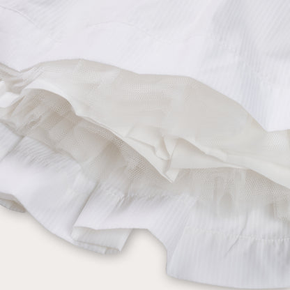 Hand Smocked White Lux Dress