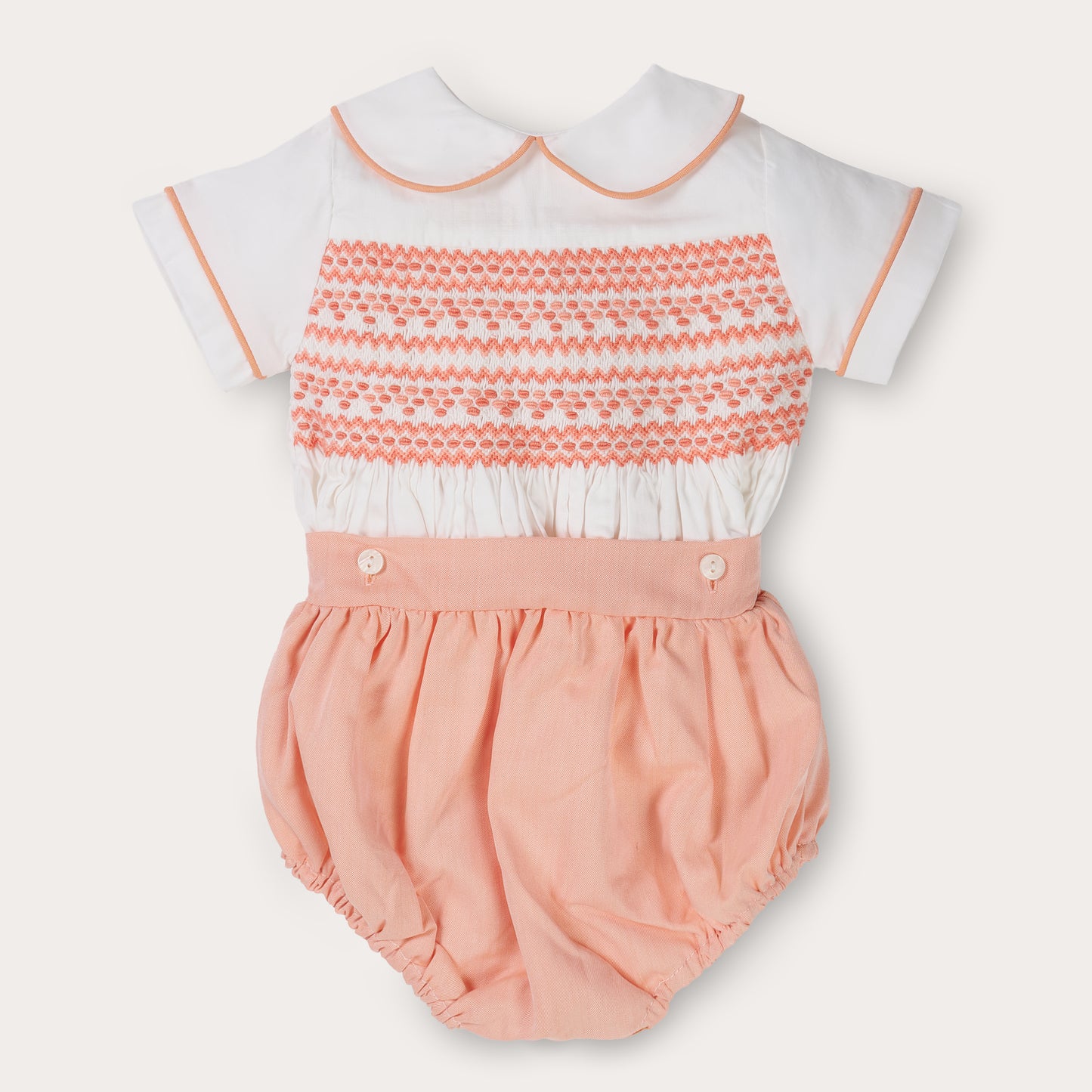 Baby Boys Hand Smocked Clementine Set