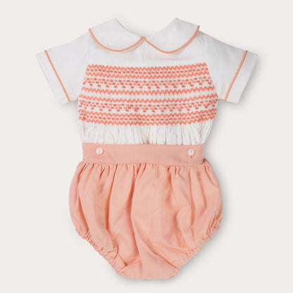 Baby Boys Hand Smocked Clementine Set