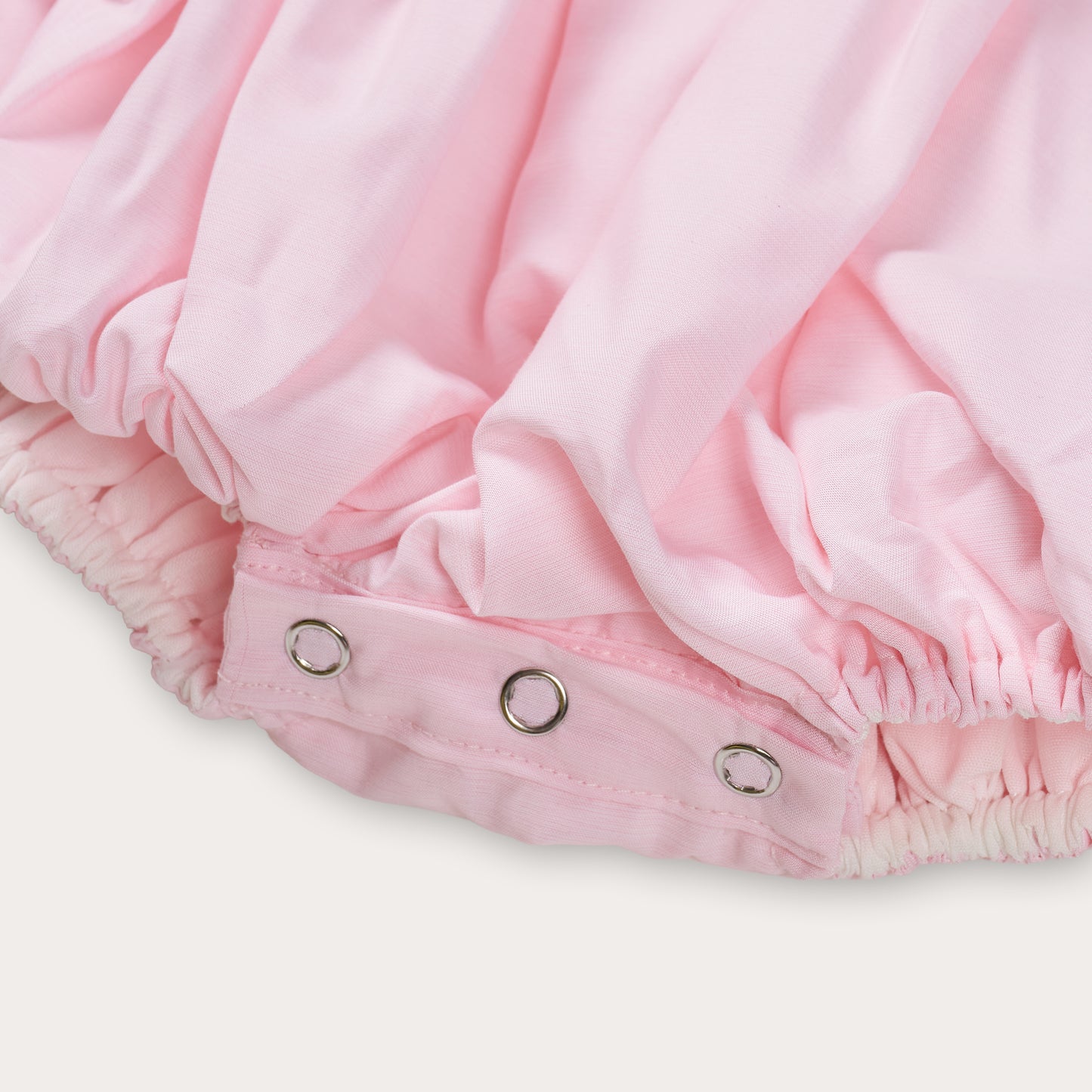Amelia Hand Smocked Romper – Pink