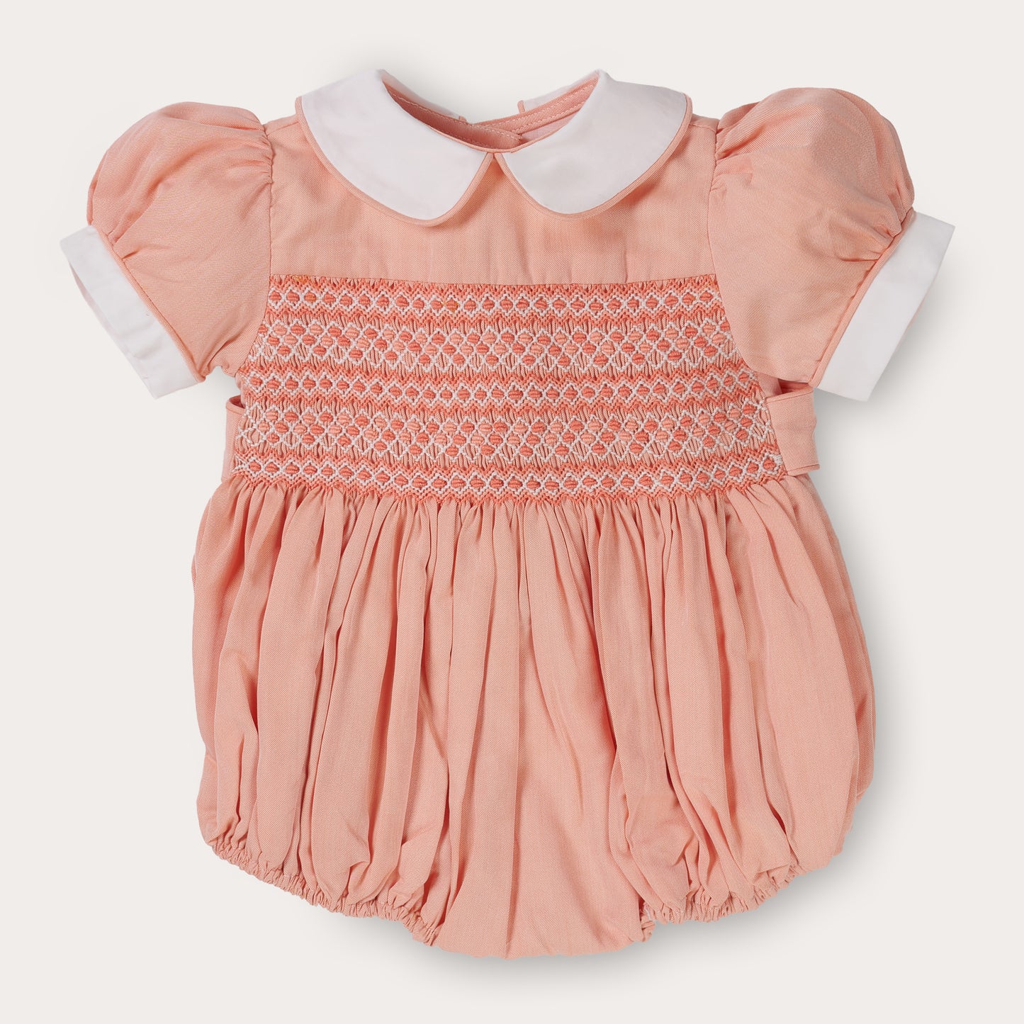 Hand Smocked Clementine Romper